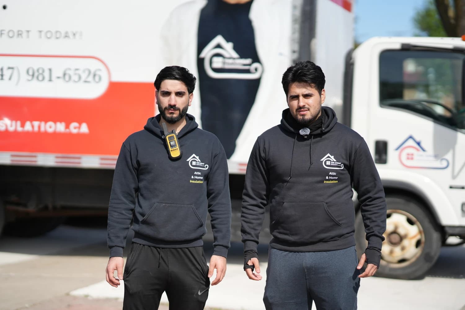 The team on site