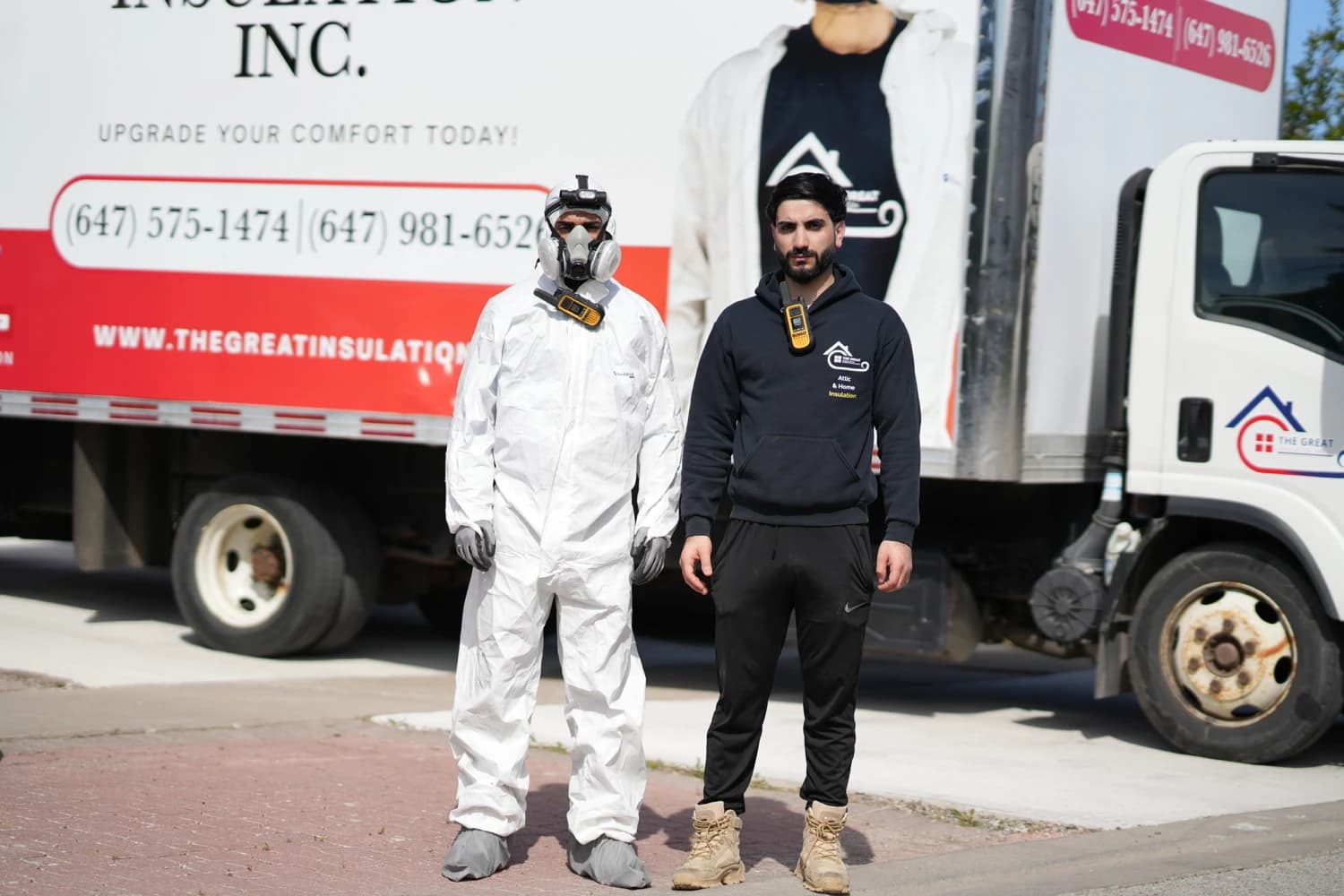 The team on site